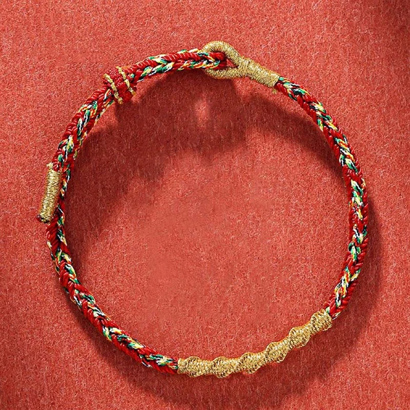 Trendy Men's Bracelets with Multi-Colored Bands-Buddha Stones Handmade Chinese Zodiac Natal Buddha Protection Strength Braided String Bracelet Trendy Men's Bracelets with Multi-Colored Bands-Buddha Stones Handmade Chinese Zodiac Natal Buddha Protection Strength Braided String Bracelet