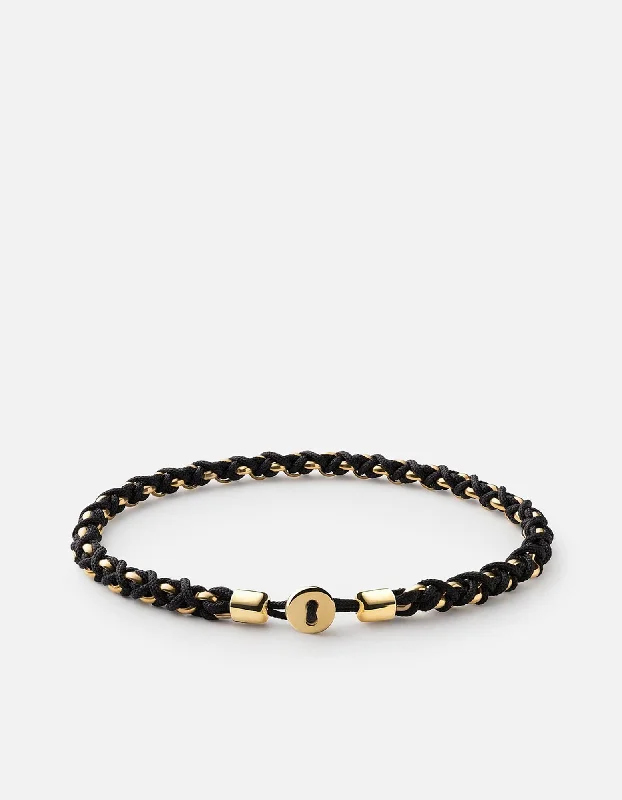 Statement Bracelets for Men-Nexus Chain Bracelet, 14k Gold