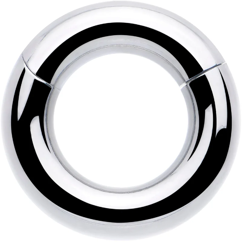 Women's Earrings – Elegant Designs for Every Personality--6 Gauge 3/8 316L Surgical Steel Precision Hinged Segment Hoop Women's Earrings – Elegant Designs for Every Personality--6 Gauge 3/8 316L Surgical Steel Precision Hinged Segment Hoop