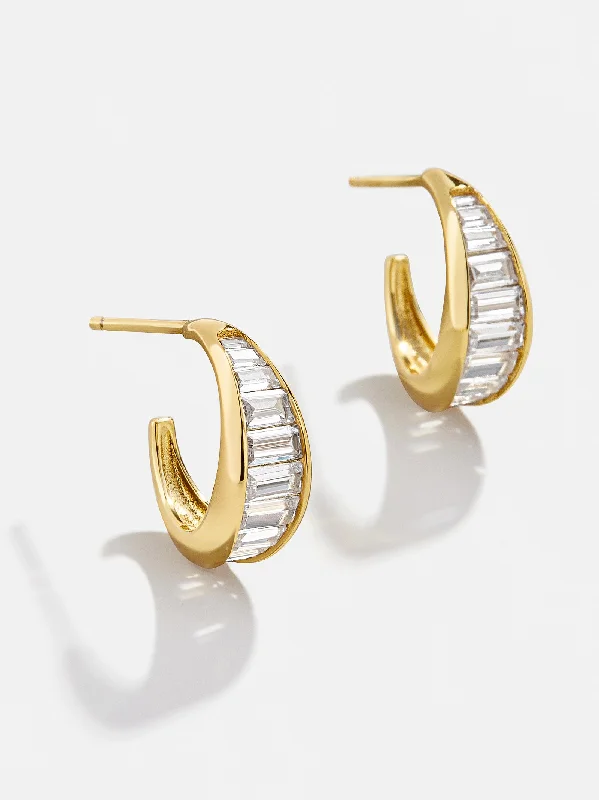 Women's Earrings – Elegant Designs for Every Personality--Tina 18K Gold Earrings - Gold/Pavé Women's Earrings – Elegant Designs for Every Personality--Tina 18K Gold Earrings - Gold/Pavé