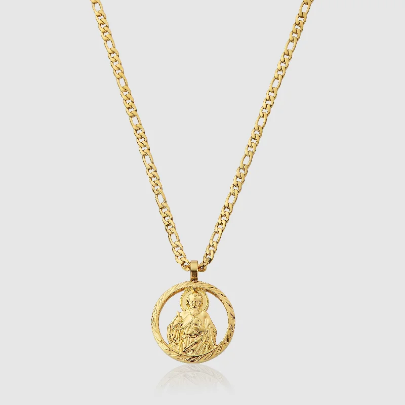 Exclusive Men's Necklaces & Pendants for the Modern Gentleman-St. Jude (Gold)
