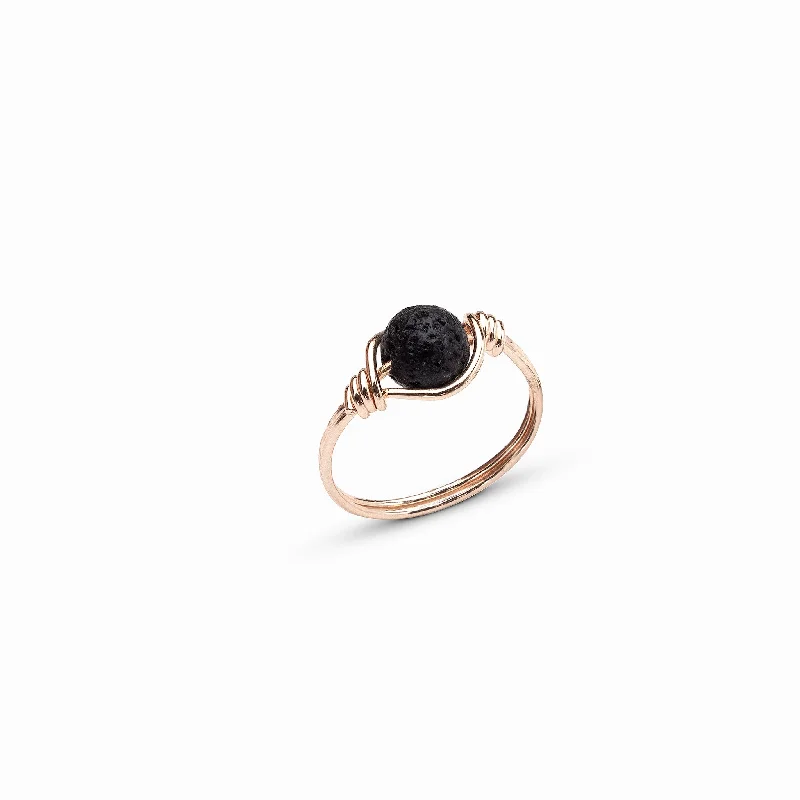 Chic Women's Rings for Fashion-Forward Looks-Grateful Diffuser Ring