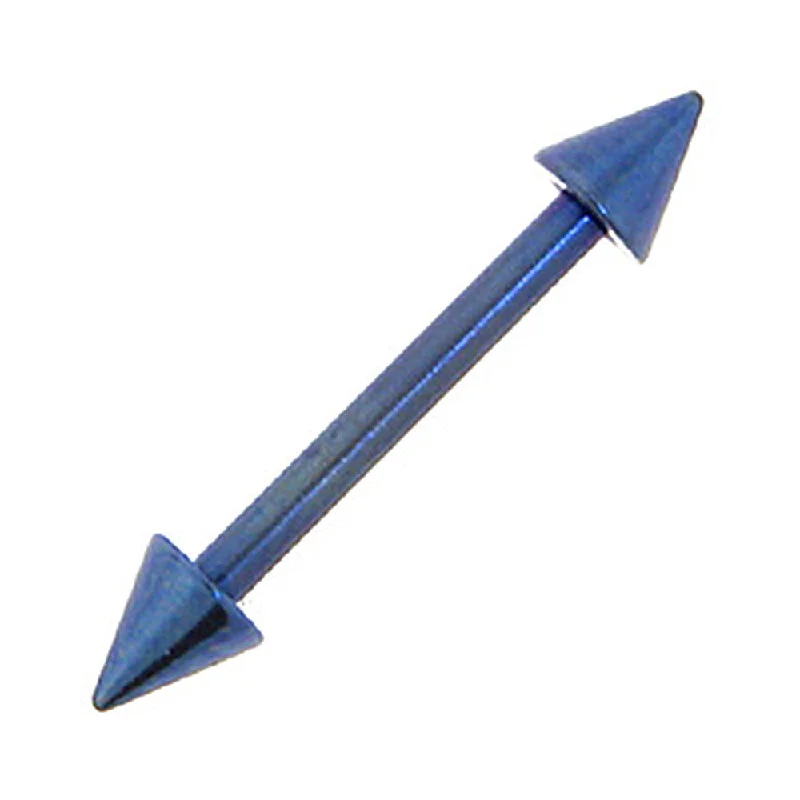 Women's Earrings – Elegant Designs for Every Personality--Solid Titanium Cobalt Blue Cone Eyebrow Barbell 5/16-3mm Women's Earrings – Elegant Designs for Every Personality--Solid Titanium Cobalt Blue Cone Eyebrow Barbell 5/16-3mm