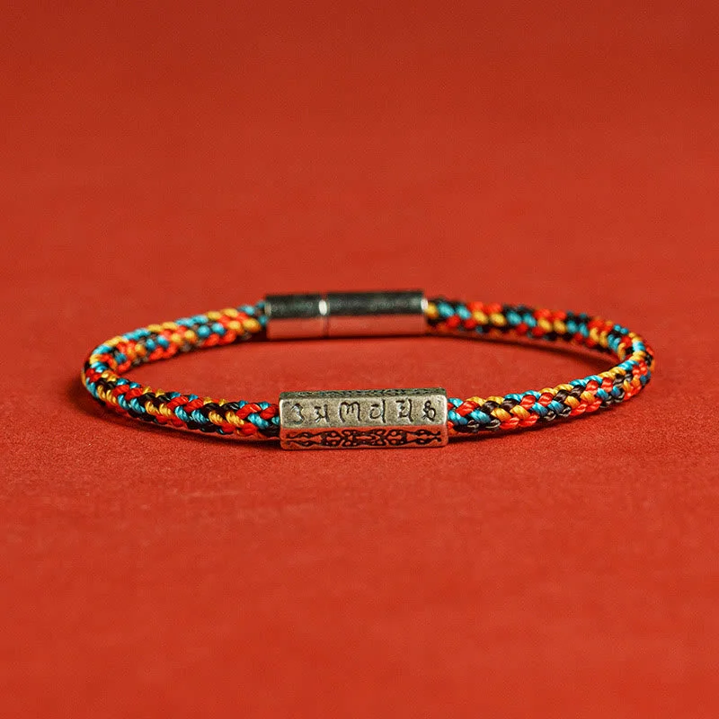 Cool Metal Chain Bracelets for Men-Buddha Stones Red String Black String Six True Words 925 Sterling Silver Luck Bracelet Cool Metal Chain Bracelets for Men-Buddha Stones Red String Black String Six True Words 925 Sterling Silver Luck Bracelet