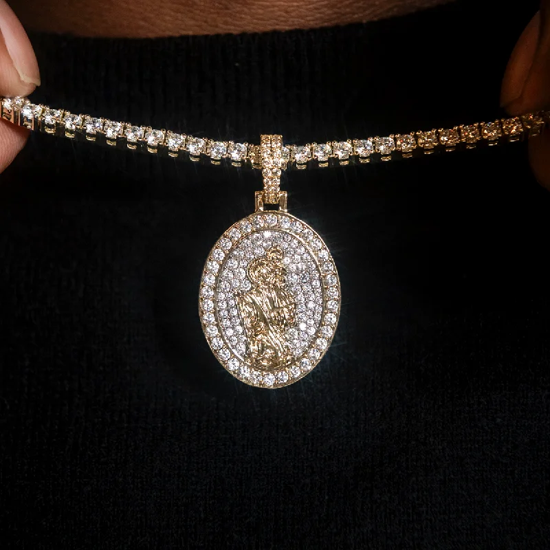 Exclusive Men's Necklaces & Pendants for the Modern Gentleman-Saint Christopher Pendant Exclusive Men's Necklaces & Pendants for the Modern Gentleman-Saint Christopher Pendant