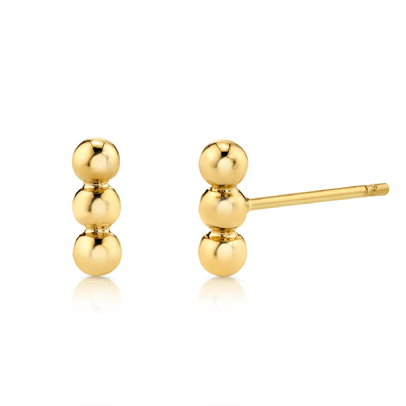Women's Earrings – Elegant Designs for Every Personality--Trio Ball Earrings