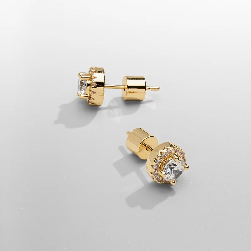 Shop Durable Men's Earrings for Everyday Wear-Stud Earrings (Gold)