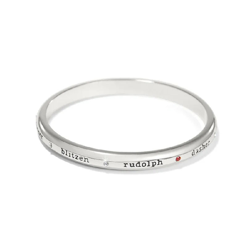 Women's Bangles with Fashionable Charms-B Merry Reindeer Bangle