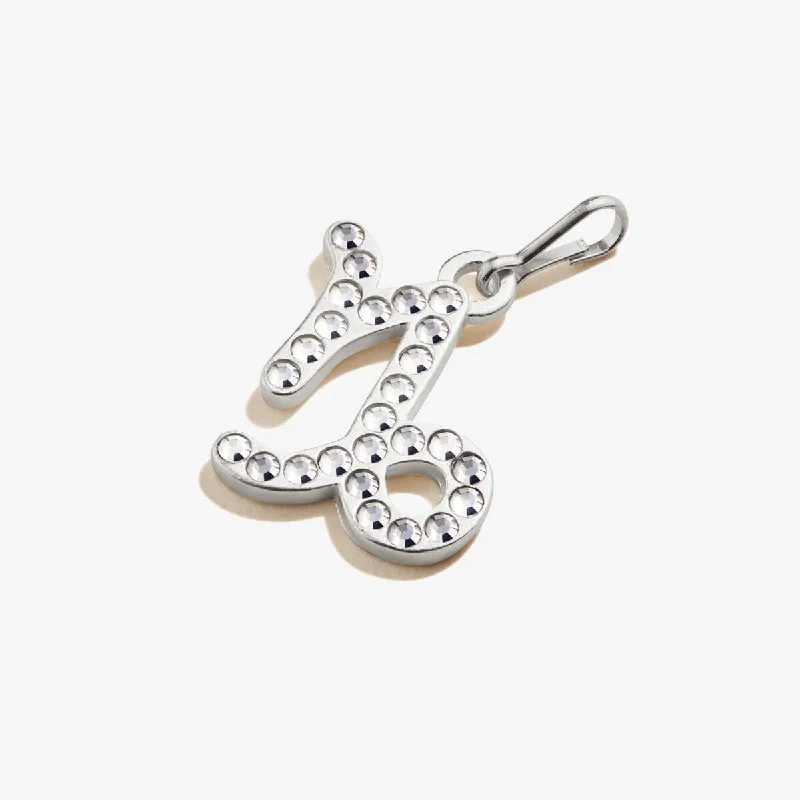 Shop Classic Women's  Necklaces & Pendants with a Modern Twist-Capricorn Zodiac Pavé Crystal Charm