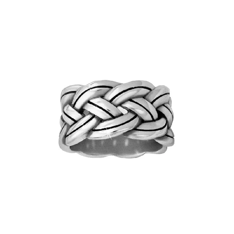Chic Women's Rings for Fashion-Forward Looks-Interlok Ring