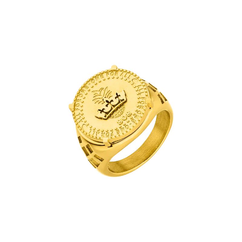 Chic Women's Rings for Fashion-Forward Looks-Monarch Ring