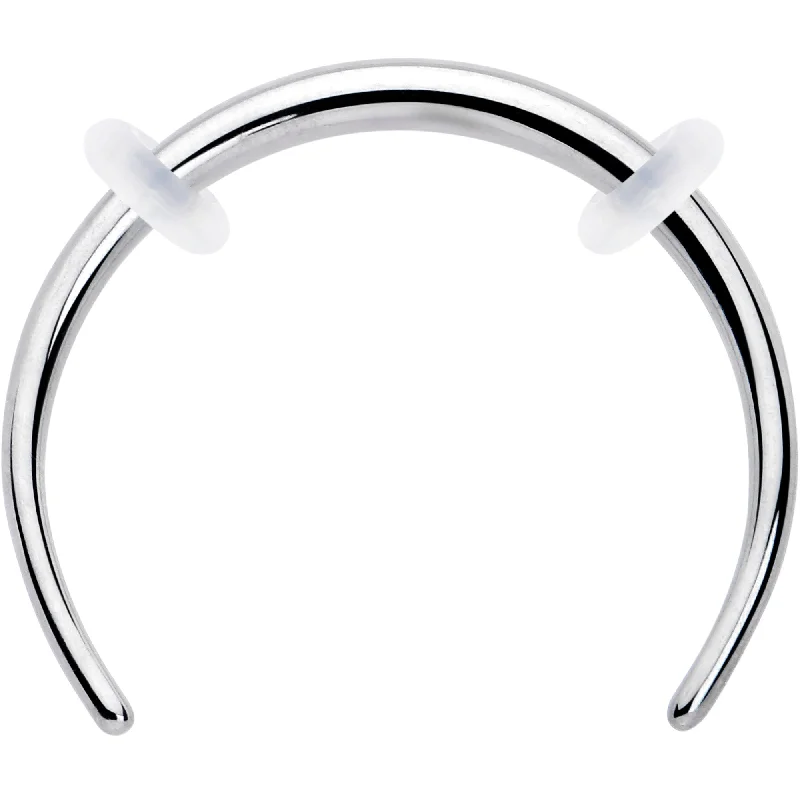 Women's Earrings – Elegant Designs for Every Personality--16 Gauge 3/8 Pincher Crescent Taper