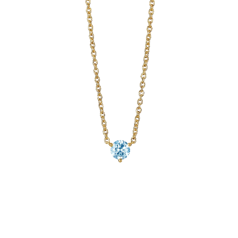 Shop Classic Women's Necklaces & Pendants with a Modern Twist-The Blue Round Brilliant Solitaire Pendant Shop Classic Women's Necklaces & Pendants with a Modern Twist-The Blue Round Brilliant Solitaire Pendant