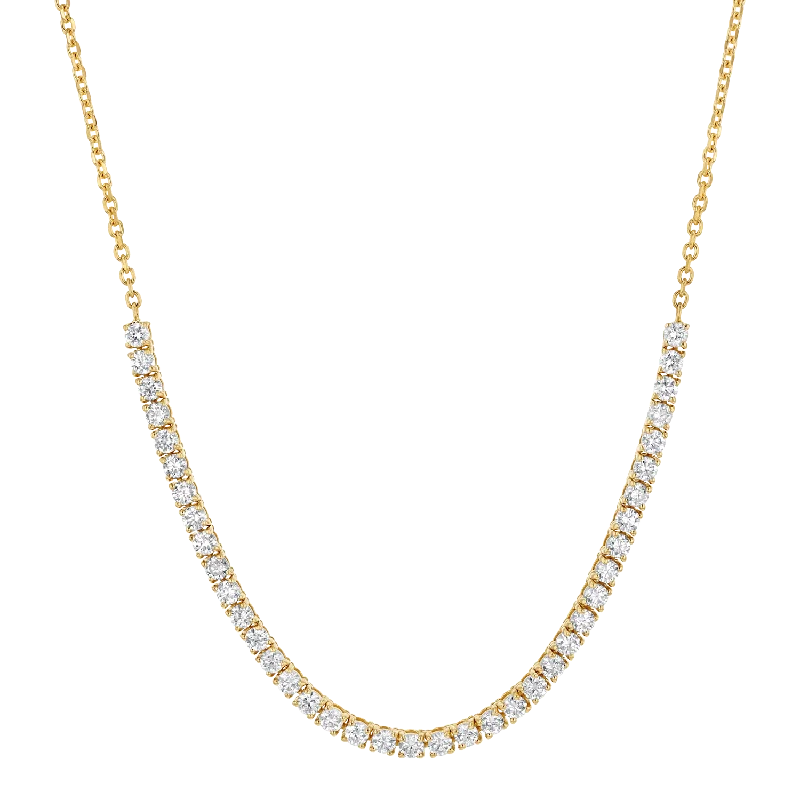 Shop Classic Women's  Necklaces & Pendants with a Modern Twist-Large Diamond Tennis Chain Necklace