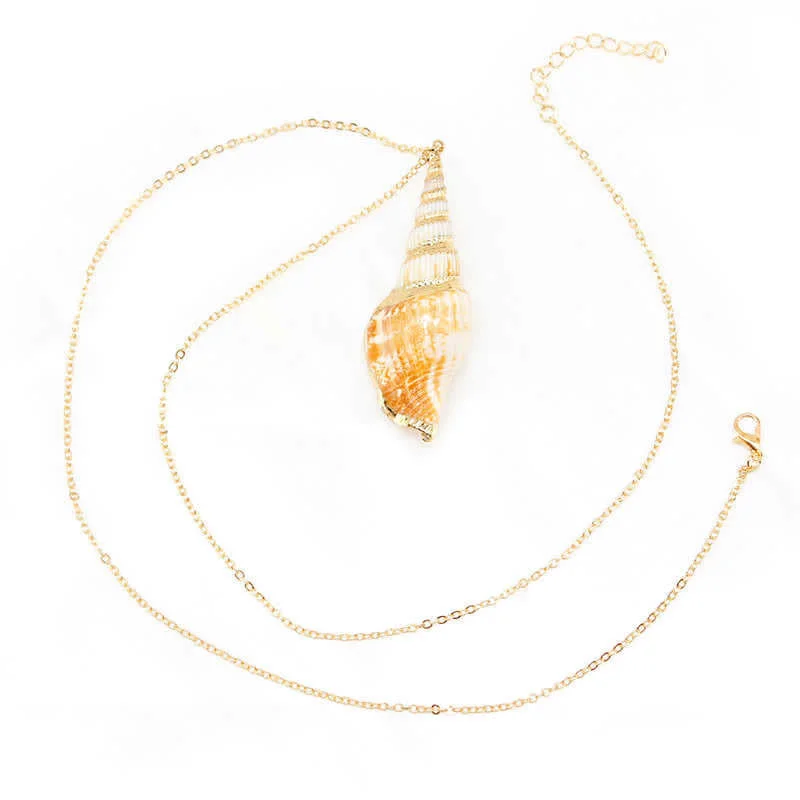 Shop Classic Women's Necklaces & Pendants with a Modern Twist-Buddha Stones Natural Shankha Conch Shell Seashell Lucky Necklace Pendant Shop Classic Women's Necklaces & Pendants with a Modern Twist-Buddha Stones Natural Shankha Conch Shell Seashell Lucky Necklace Pendant