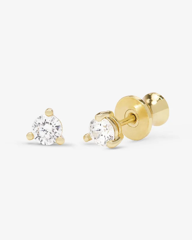 Women's Earrings – Elegant Designs for Every Personality--Not Your Basic 4mm Studs - Gold|White Diamondettes Women's Earrings – Elegant Designs for Every Personality--Not Your Basic 4mm Studs - Gold|White Diamondettes
