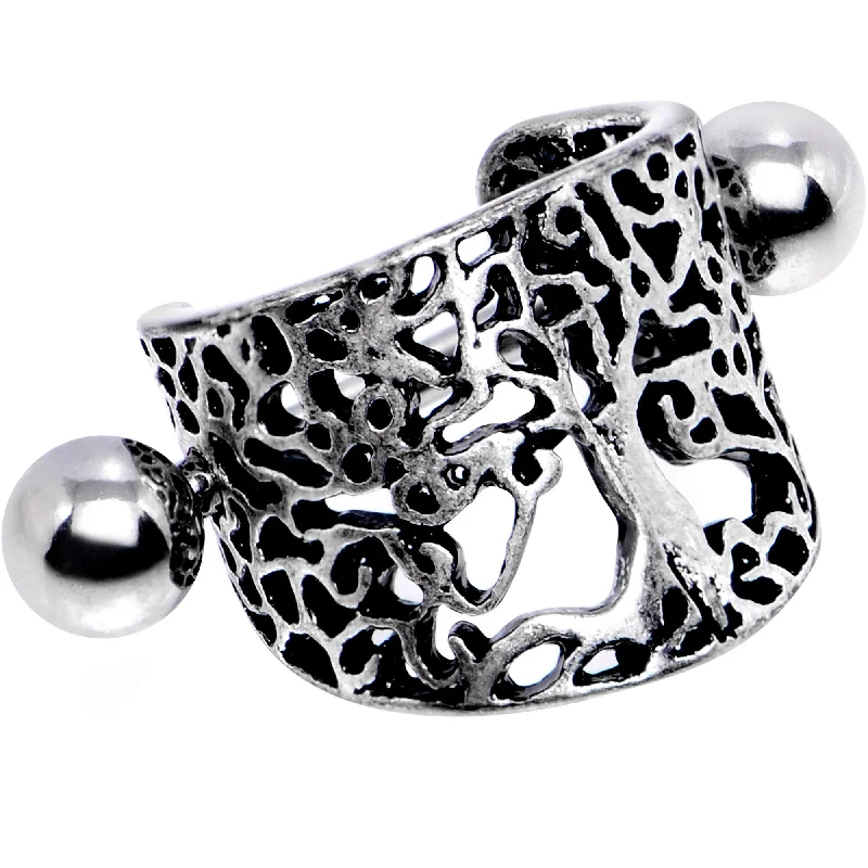 Women's Earrings – Elegant Designs for Every Personality--16 Gauge 1/2 Wild Tree Cuff Cartilage Earring Women's Earrings – Elegant Designs for Every Personality--16 Gauge 1/2 Wild Tree Cuff Cartilage Earring
