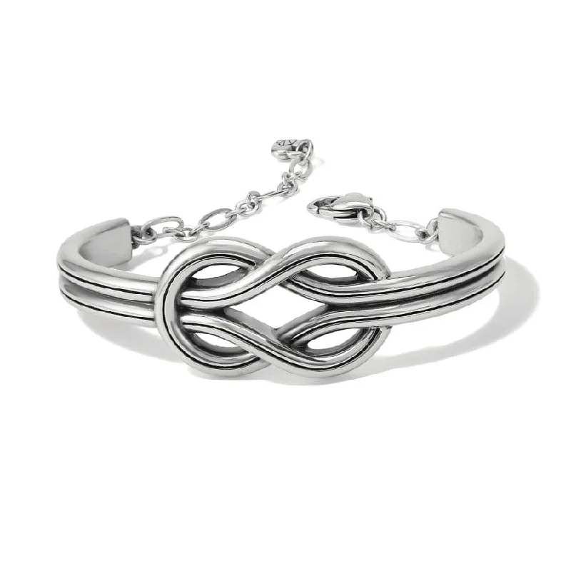 Stylish Thin Bangles for Women-Interlok Harmony Bold Bar Bracelet