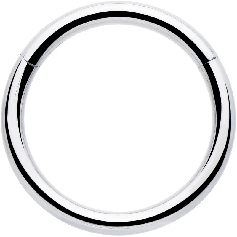 Bold Lip Rings for Statement Look16 Gauge 9mm 316L Surgical Steel Precision Hinged Segment Hoop