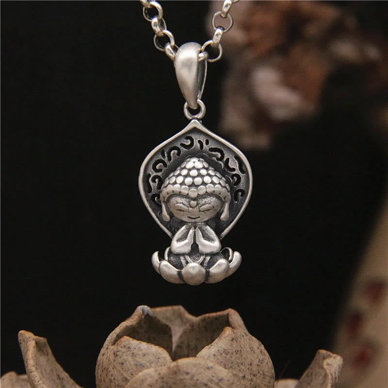 Shop Classic Women's Necklaces & Pendants with a Modern Twist-Buddha Stones 999 Sterling Silver Meditation Buddha Lotus Serenity Necklace Pendant Shop Classic Women's Necklaces & Pendants with a Modern Twist-Buddha Stones 999 Sterling Silver Meditation Buddha Lotus Serenity Necklace Pendant