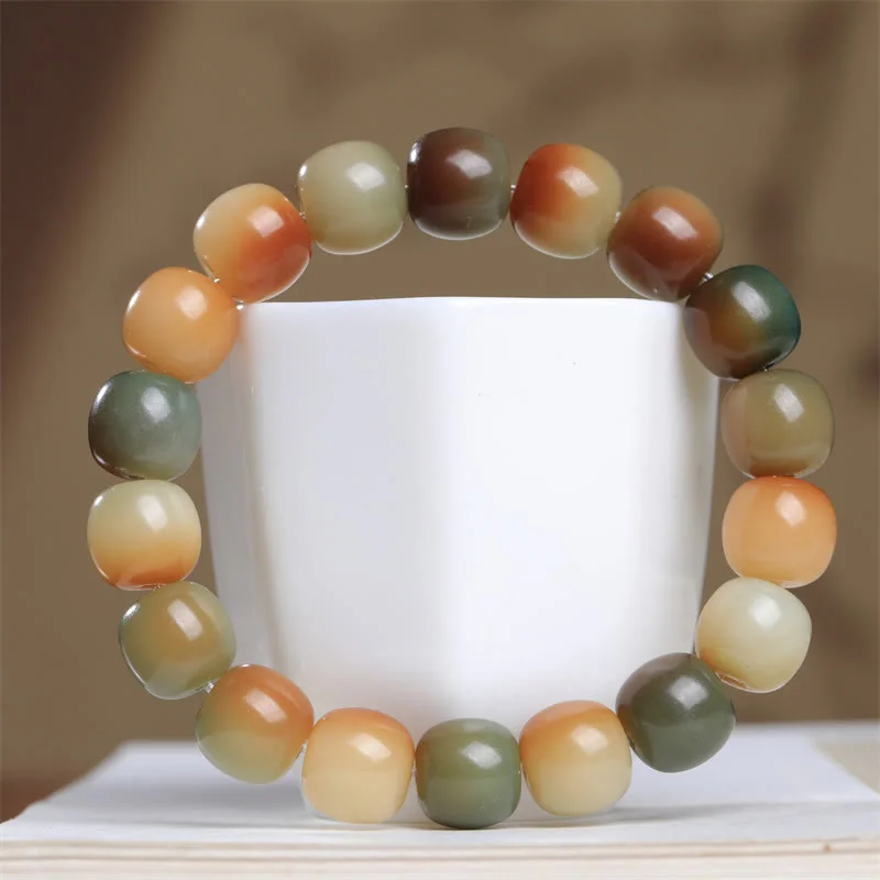 Men's Bracelets for Casual Wear-Buddha Stones Colorful Bodhi Seed Peace Wisdom Bracelet Men's Bracelets for Casual Wear-Buddha Stones Colorful Bodhi Seed Peace Wisdom Bracelet