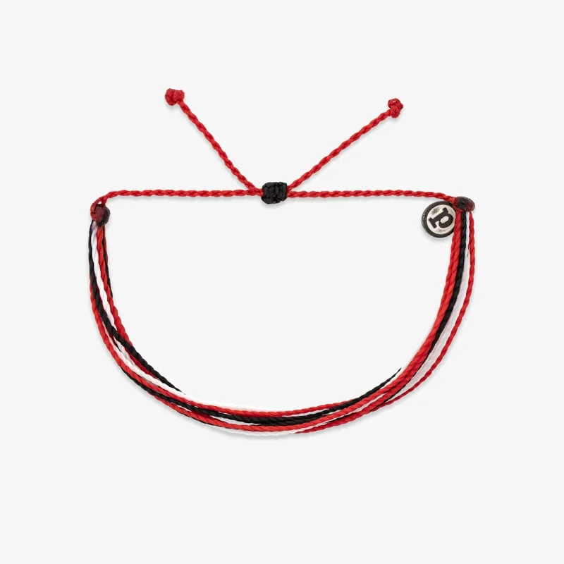 Gold and Silver Bangles for Women-Red, Black & White Bracelet