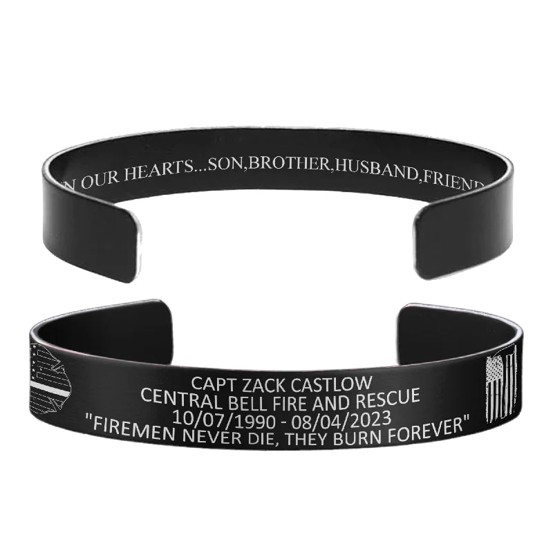Men's Metal Bracelets for Fashion Forward Style-CAPT Zack Castlow Memorial Band – Hosted by the Castlow Family Men's Metal Bracelets for Fashion Forward Style-CAPT Zack Castlow Memorial Band – Hosted by the Castlow Family