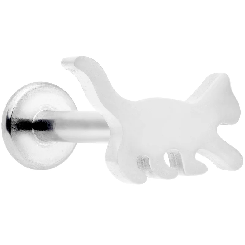 Lip Rings with Shiny Accents for Subtle Glam16 Gauge 5/16 Cat Internally Threaded Labret Tragus