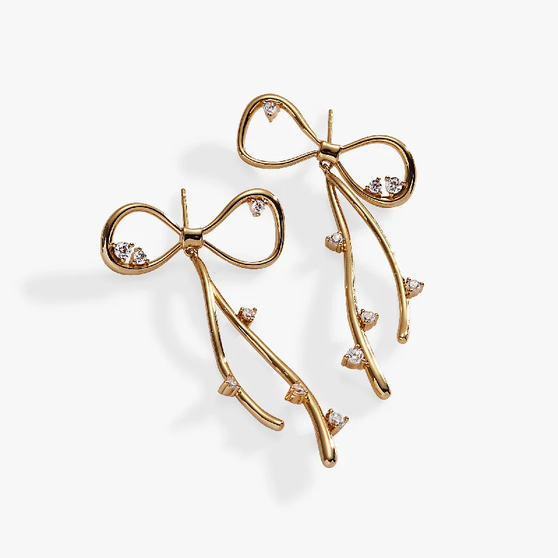 Women's Earrings – Elegant Designs for Every Personality--Coquette Bow Earrings