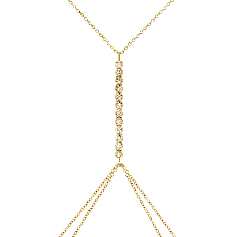Shop Classic Women's Necklaces & Pendants with a Modern Twist-Allure Diamond Tennis Body Chain Shop Classic Women's Necklaces & Pendants with a Modern Twist-Allure Diamond Tennis Body Chain