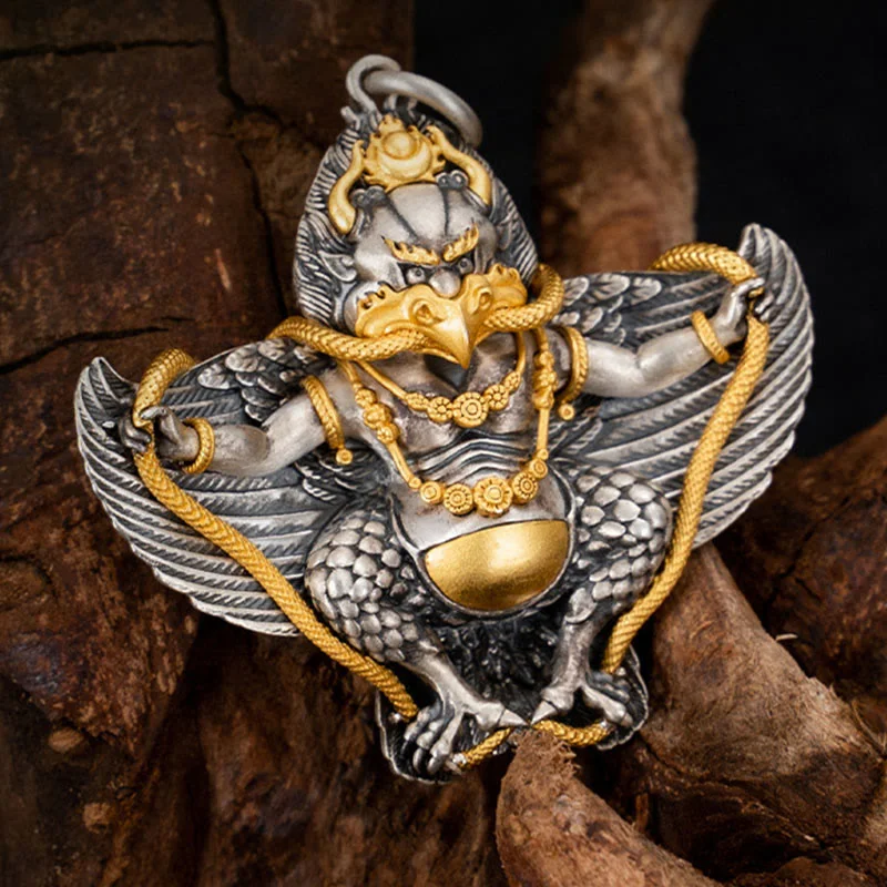 Shop Classic Women's Necklaces & Pendants with a Modern Twist-Buddha Stones 925 Sterling Silver Tibetan Garuda Bird Wisdom Necklace Pendant Shop Classic Women's Necklaces & Pendants with a Modern Twist-Buddha Stones 925 Sterling Silver Tibetan Garuda Bird Wisdom Necklace Pendant