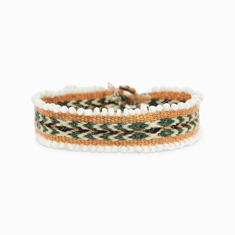 Gem-Studded Silver Bangles for Women-Touch of Peru