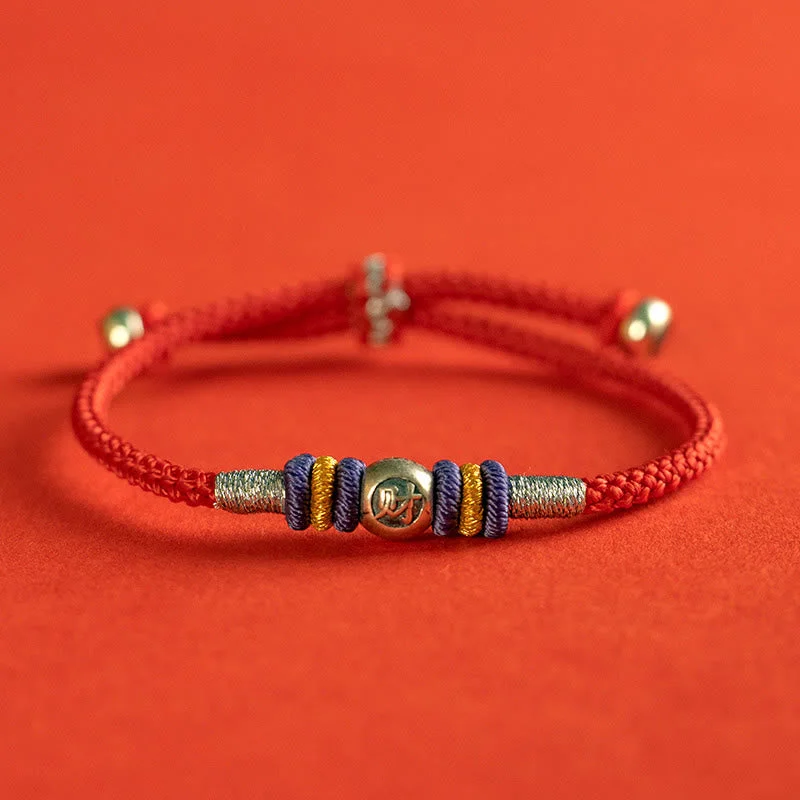 Beaded Bracelets with Silver Details for Men-Buddha Stones Red String Chinese Characters Protection Bracelet Beaded Bracelets with Silver Details for Men-Buddha Stones Red String Chinese Characters Protection Bracelet
