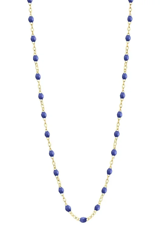 Shop Classic Women's Necklaces & Pendants with a Modern Twist-16.5" Classic Gigi Necklace - Bleuet + Yellow Gold Shop Classic Women's Necklaces & Pendants with a Modern Twist-16.5" Classic Gigi Necklace - Bleuet + Yellow Gold