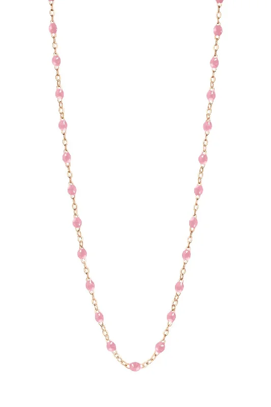 Shop Classic Women's Necklaces & Pendants with a Modern Twist-16.5" Classic Gigi Necklace - Fuchsia + Yellow Gold Shop Classic Women's Necklaces & Pendants with a Modern Twist-16.5" Classic Gigi Necklace - Fuchsia + Yellow Gold