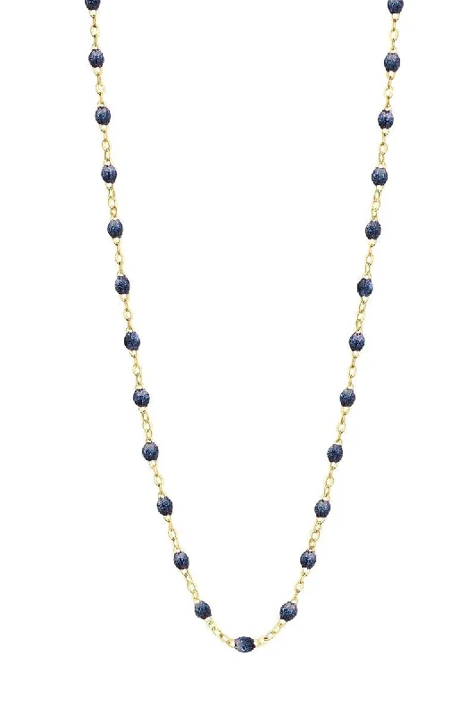 Shop Classic Women's Necklaces & Pendants with a Modern Twist-16.5" Classic Gigi Necklace - Midnight + Yellow Gold Shop Classic Women's Necklaces & Pendants with a Modern Twist-16.5" Classic Gigi Necklace - Midnight + Yellow Gold