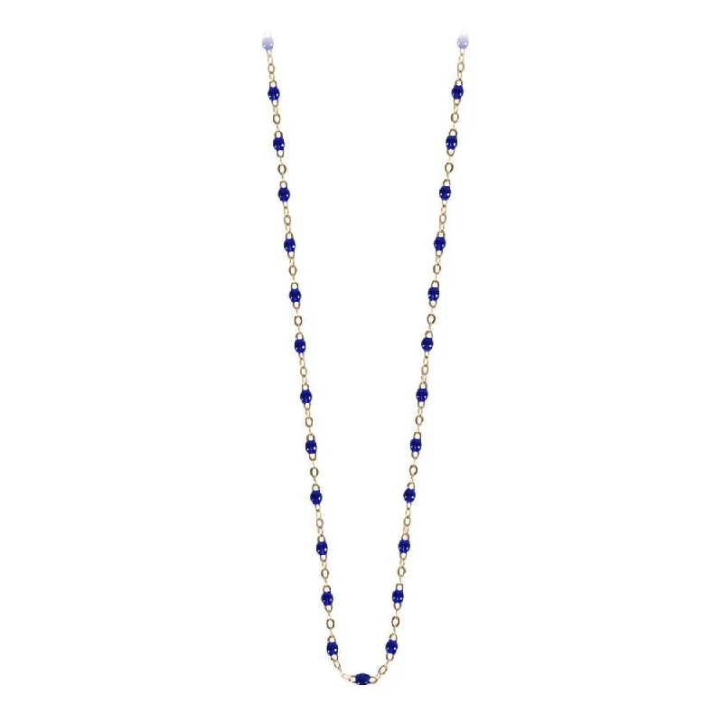 Shop Classic Women's Necklaces & Pendants with a Modern Twist-17.7" Classic Gigi Necklace - Lapis + Yellow Gold Shop Classic Women's Necklaces & Pendants with a Modern Twist-17.7" Classic Gigi Necklace - Lapis + Yellow Gold