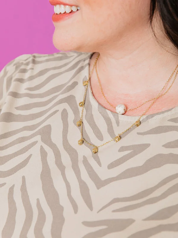 Shop Classic Women's Necklaces & Pendants with a Modern Twist-Alina Layered Necklace - Gold Shop Classic Women's Necklaces & Pendants with a Modern Twist-Alina Layered Necklace - Gold