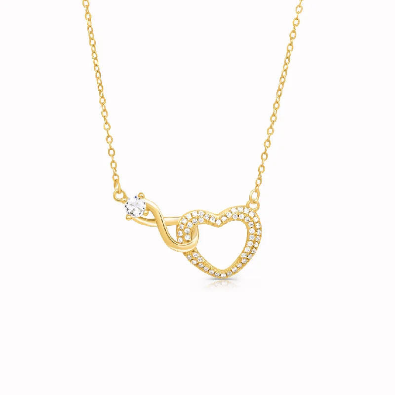 Shop Classic Women's Necklaces & Pendants with a Modern Twist-ALWAYS IN MY HEART - INFINITY HEART NECKLACE Shop Classic Women's Necklaces & Pendants with a Modern Twist-ALWAYS IN MY HEART - INFINITY HEART NECKLACE