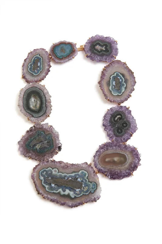 Shop Classic Women's Necklaces & Pendants with a Modern Twist-Amethyst Stalactite Necklace Shop Classic Women's Necklaces & Pendants with a Modern Twist-Amethyst Stalactite Necklace