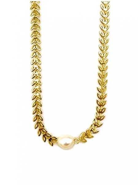 Shop Classic Women's Necklaces & Pendants with a Modern Twist-Arrow Chain Pearl Necklace Shop Classic Women's Necklaces & Pendants with a Modern Twist-Arrow Chain Pearl Necklace