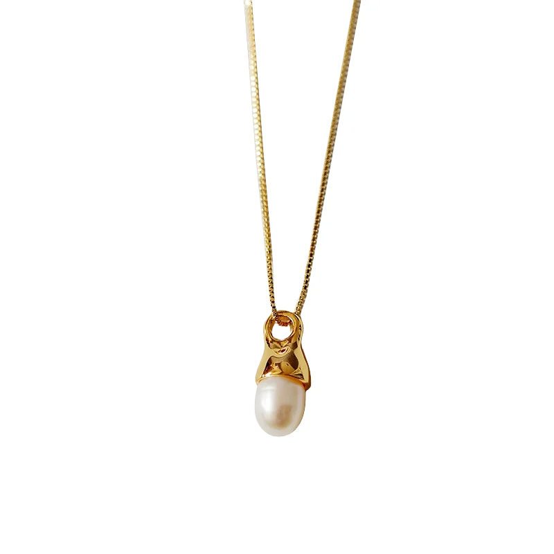 Shop Classic Women's Necklaces & Pendants with a Modern Twist-Anne Pearl Drop Necklace Shop Classic Women's Necklaces & Pendants with a Modern Twist-Anne Pearl Drop Necklace