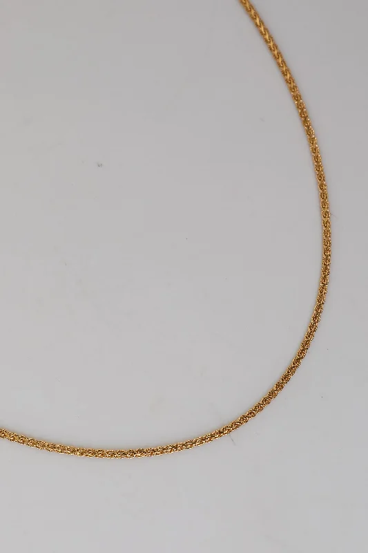 Shop Classic Women's Necklaces & Pendants with a Modern Twist-Blaire Gold Chain Necklace Shop Classic Women's Necklaces & Pendants with a Modern Twist-Blaire Gold Chain Necklace