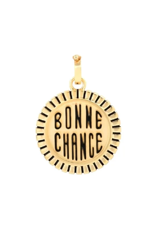 Shop Classic Women's Necklaces & Pendants with a Modern Twist-Bonne Chance Pendant - Yellow Gold Shop Classic Women's Necklaces & Pendants with a Modern Twist-Bonne Chance Pendant - Yellow Gold