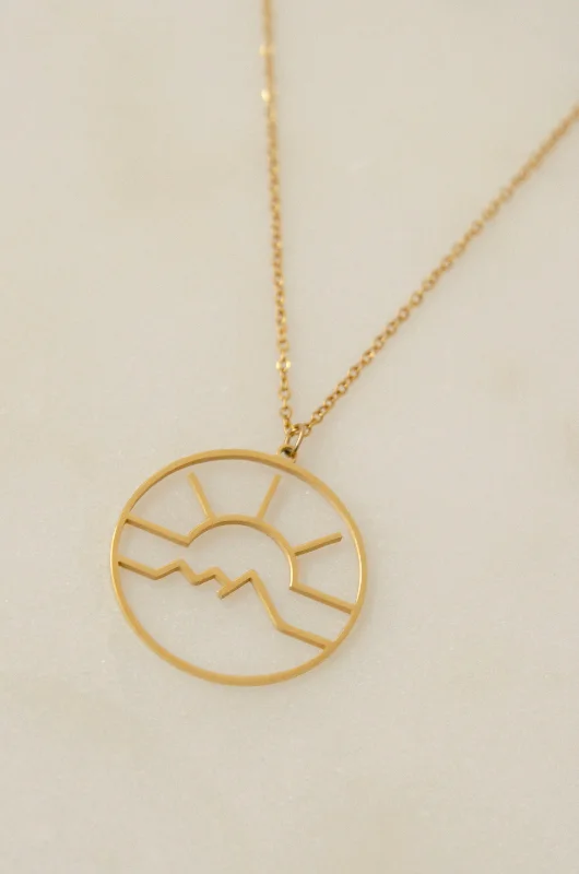 Shop Classic Women's  Necklaces & Pendants with a Modern Twist-SUNSET NECKLACE