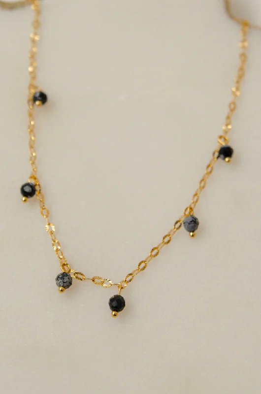 Shop Classic Women's Necklaces & Pendants with a Modern Twist-DRIP NECKLACE // BLACK Shop Classic Women's Necklaces & Pendants with a Modern Twist-DRIP NECKLACE // BLACK