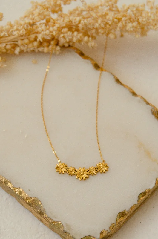 Shop Classic Women's Necklaces & Pendants with a Modern Twist-DAISIES NECKLACE // GOLD Shop Classic Women's Necklaces & Pendants with a Modern Twist-DAISIES NECKLACE // GOLD