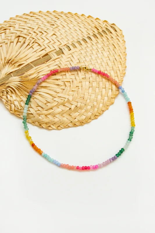 Shop Classic Women's Necklaces & Pendants with a Modern Twist-MULTICOLOR BEADS NECKLACE Shop Classic Women's Necklaces & Pendants with a Modern Twist-MULTICOLOR BEADS NECKLACE