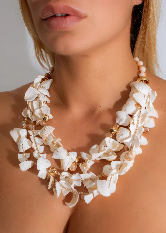 Shop Classic Women's Necklaces & Pendants with a Modern Twist-Dancing Queen Necklace White Shop Classic Women's Necklaces & Pendants with a Modern Twist-Dancing Queen Necklace White