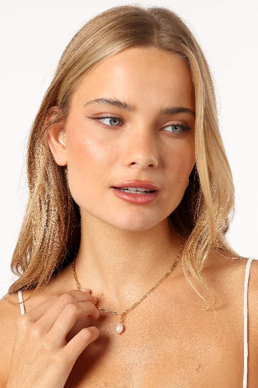 Shop Classic Women's  Necklaces & Pendants with a Modern Twist-Ema Necklace - Gold